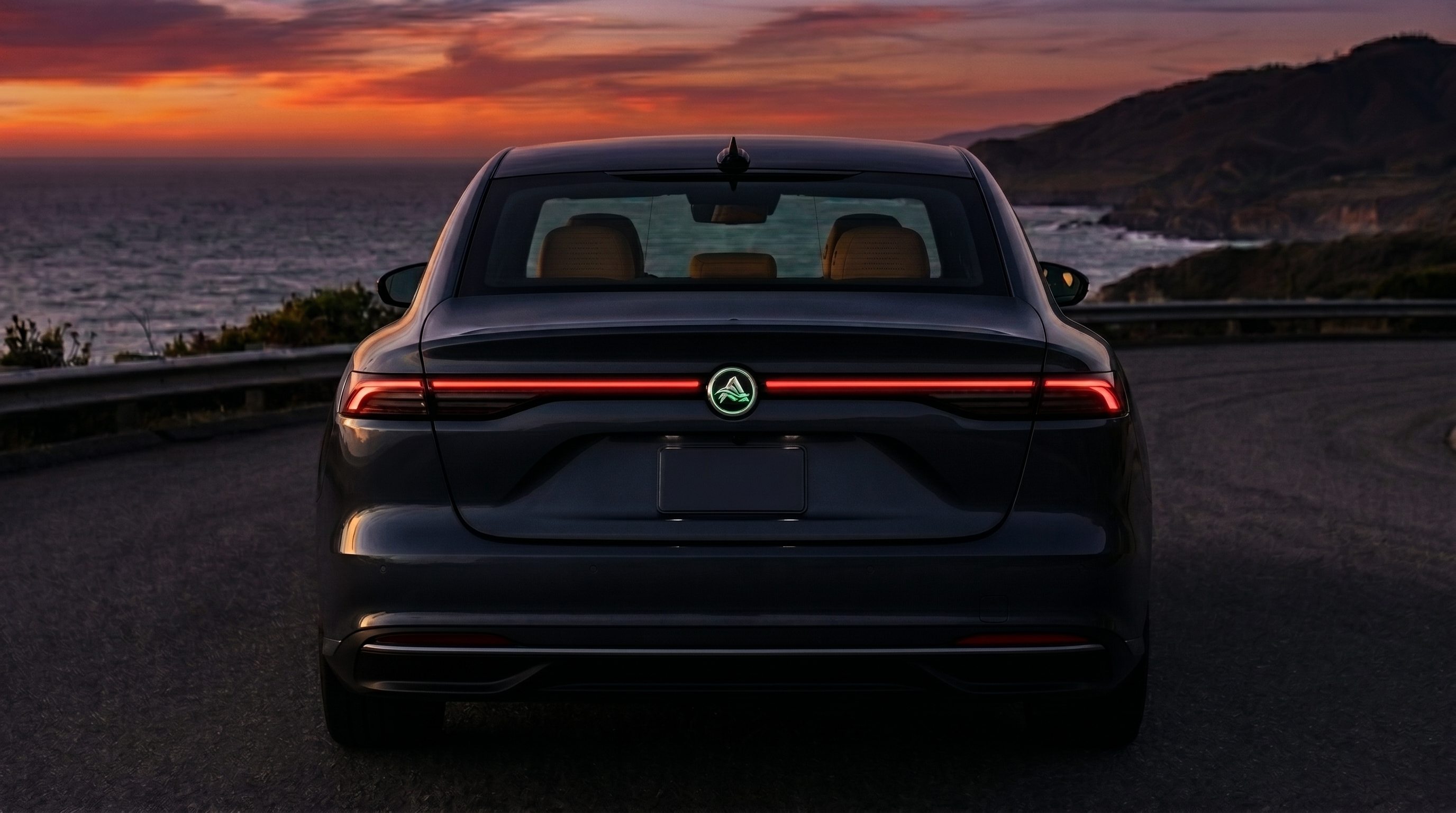 APEX-E Velidia Electric sahil yolunda arxa görünüş