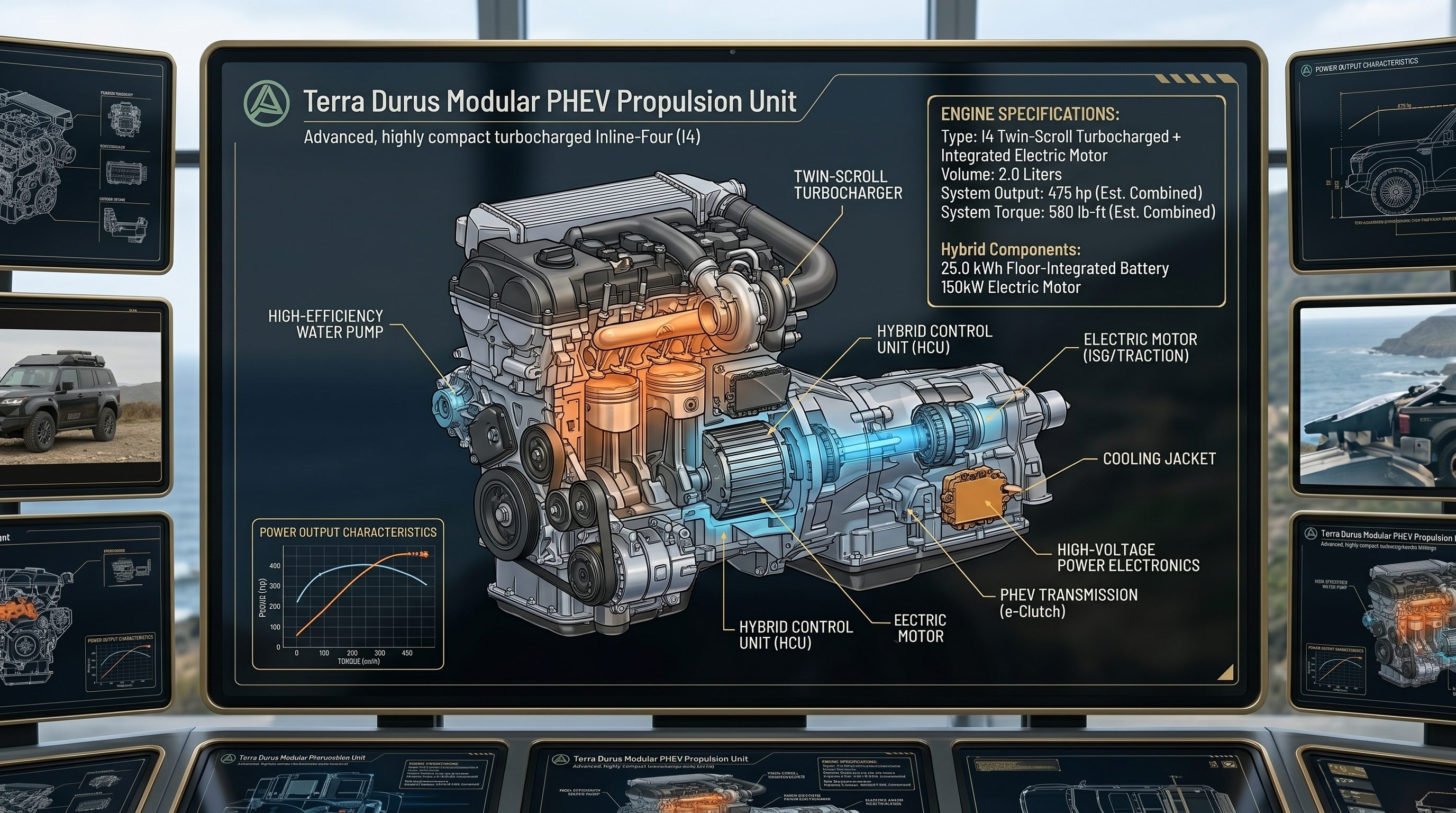 Terra Durus modular PHEV propulsion unit